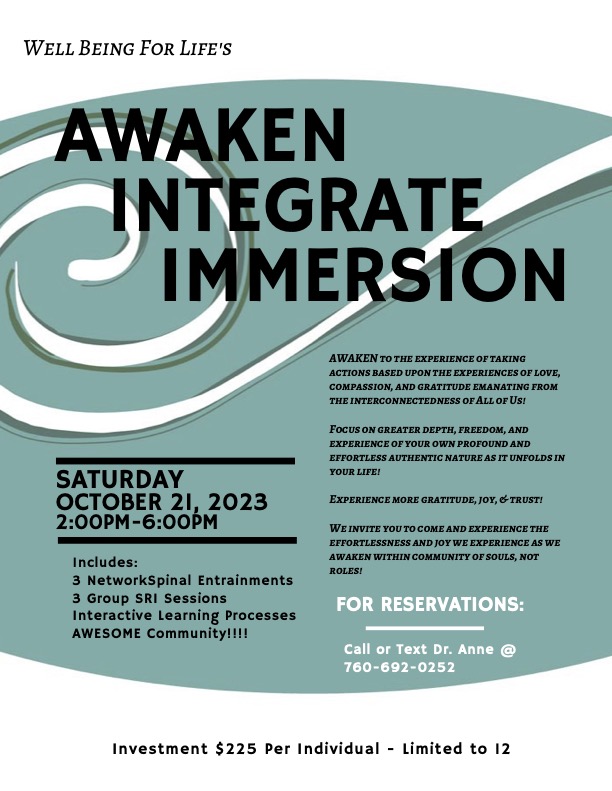 Awaken Integrate Immersion 21Oct2023